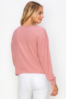 Women’s Ribbed Galore Long Sleeve Top style 3