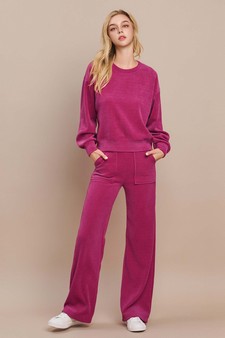 Women's Relaxed Ribbed Corduroy Set style 5