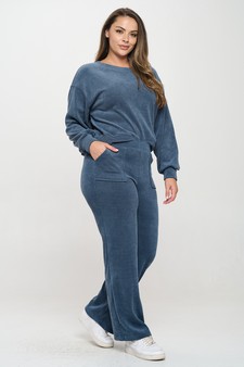 Women's Relaxed Ribbed Corduroy Set (XL only) style 2