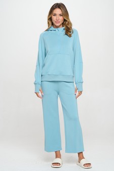 Women's UltraComfy Quarter-Zip Hoodie style 5