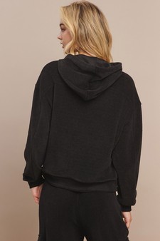 Women's Relaxed Ribbed Corduroy Hoodie style 3