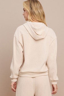 Women's Relaxed Ribbed Corduroy Hoodie style 3