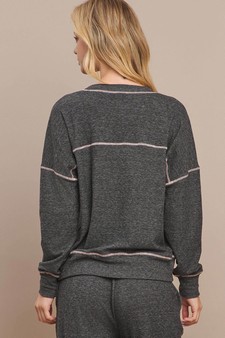 Women's Ultra Soft Long Sleeve Crew Neck Pull-Over (XL only) style 3