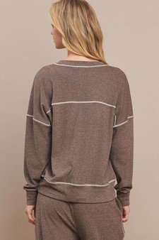 Women's Ultra Soft Long Sleeve Crew Neck Pull-Over style 3