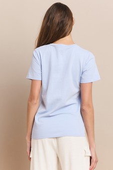 Women’s V-Neck Cotton T-shirt style 3