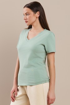 Women’s V-Neck Cotton T-shirt style 2