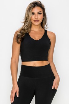 Women’s Full Coverage Buttery Soft Activewear Sports Bra (Medium only) style 2