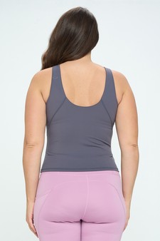 Women’s Body Mold Buttery Soft Full-Length Activewear Tank (XL only) style 3