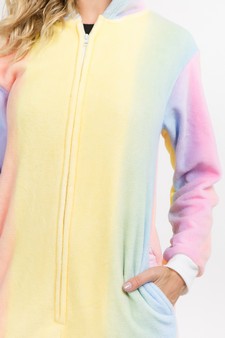 Plush Rainbow Unicorn Animal Onesie Pajama Costume - (6pcs M/L only) style 5