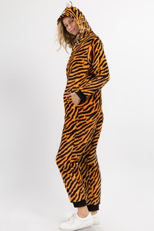 Plush Tiger Animal Onesie Pajama Costume (6pcs S/M only) style 3