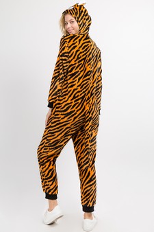 Plush Tiger Animal Onesie Pajama Costume (6pcs S/M only) style 4
