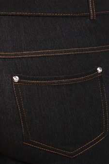 Women's Cotton-Blend 5-Pocket Skinny Jeggings style 5