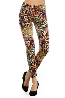 Women's Safari Printed Leggings style 2