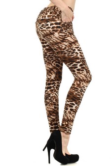 Lady's Cheetah Print Jegging style 2