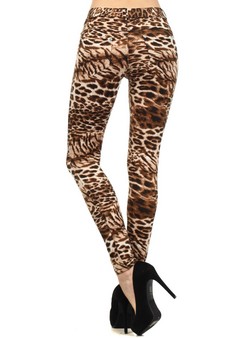 Lady's Cheetah Print Jegging style 4