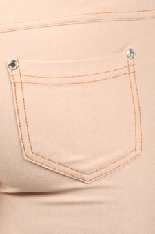Women's Cotton-Blend 5-Pocket Skinny Jeggings style 5
