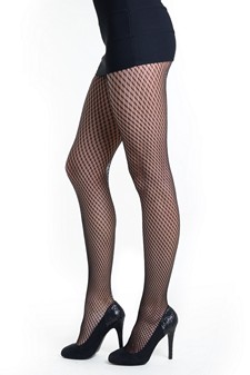 Lady's Cross Hatch Mesh-up Fashion Designed Fishnet Tights style 2