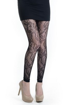 Lady's Honey Perfume Fashion Designed Fishnet Tights style 2